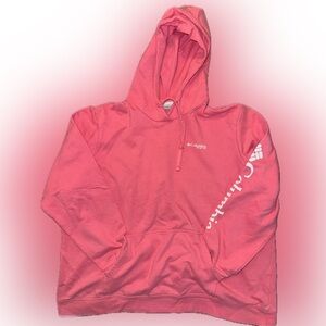 Columbia PFG Pink Pullover Hoodie Women’s Size 2X